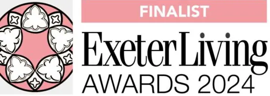 Exeter Living Awards 2024 finalist badge