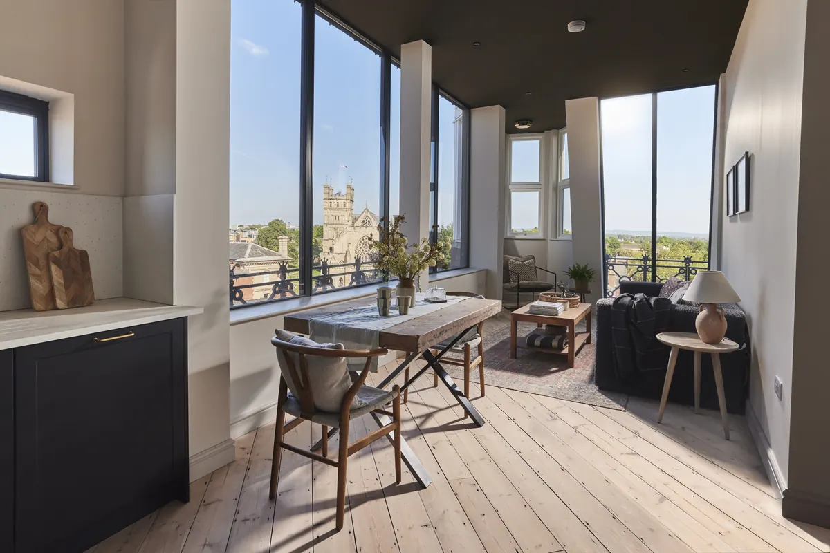 Inside the Turret Apartment